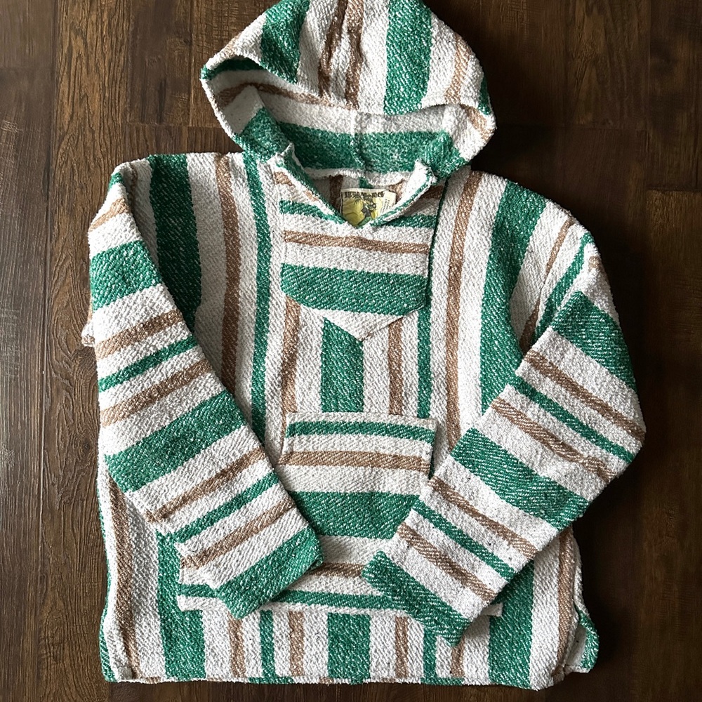 Classic Stripe Knitted Hoodie Sweater